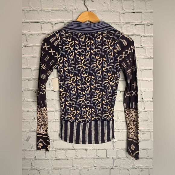 New Free People Shibori Dreams top. XS - Picture 7 of 9